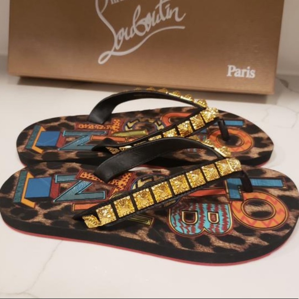 Christian Louboutin Flip Flops